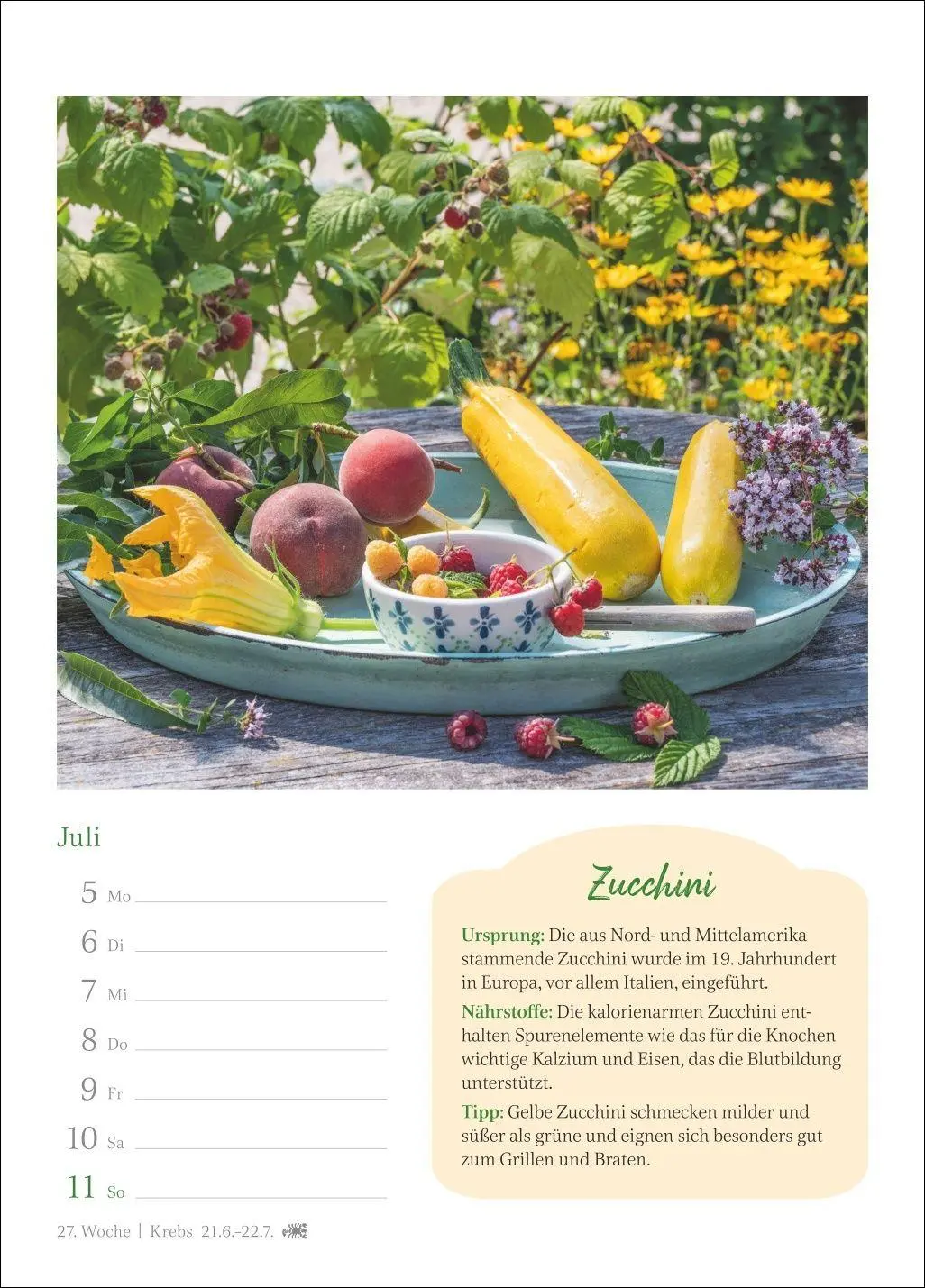 Bild: 9783840040146 | Der kleine Küchenkalender Wochenkalender 2027 - Wochenkalender mit...