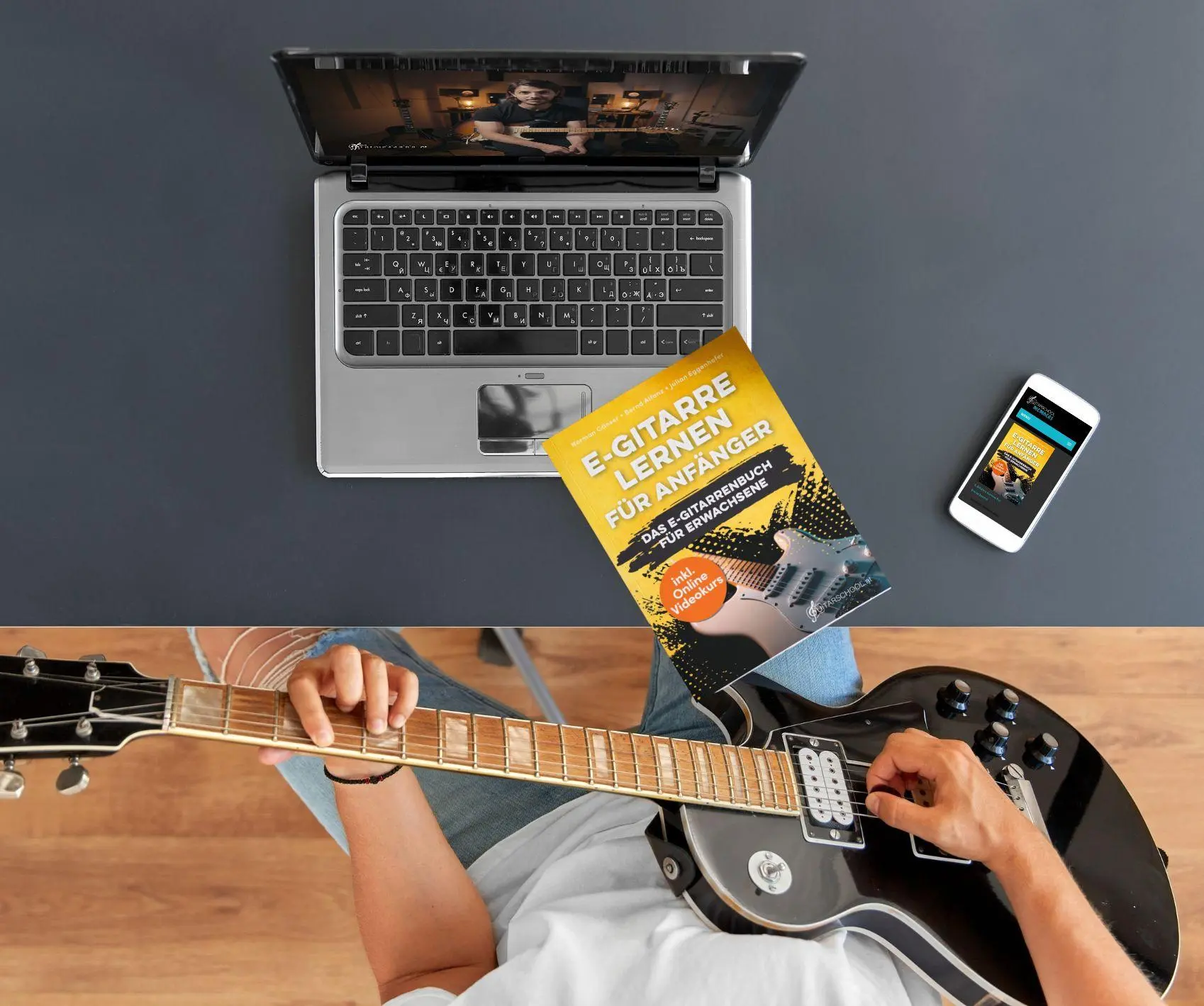 Bild: 9783903570146 | E-Gitarre Lernen für Anfänger - Das E-Gitarrenbuch für Erwachsene...