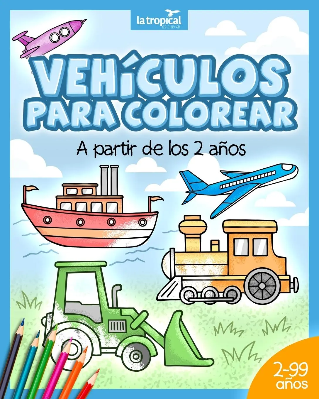 Cover: 9783969080146 | Vehículos para colorear a partir de los 2 años | David Ludwig (u. a.)
