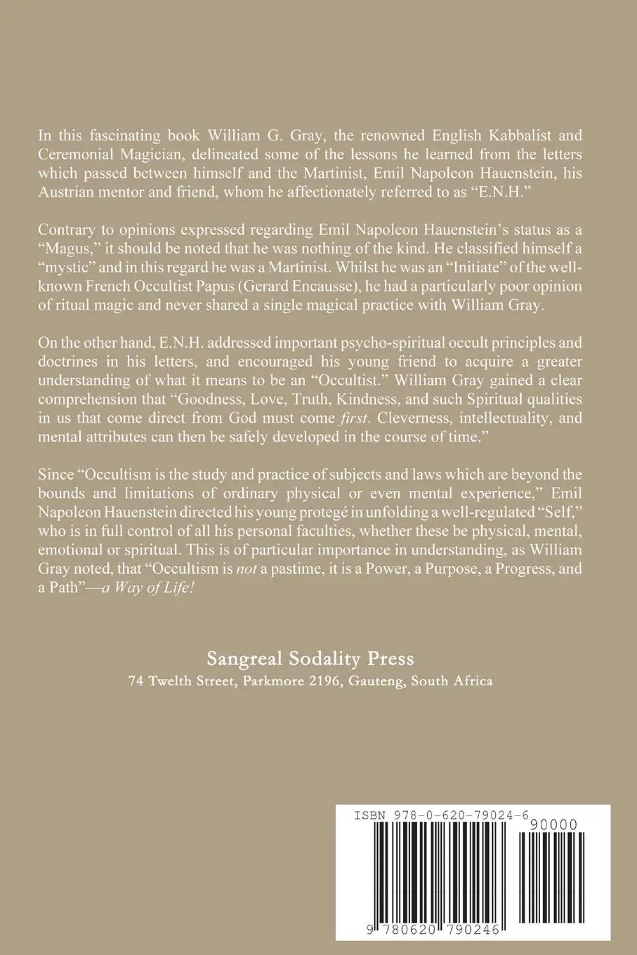Rückseite: 9780620790246 | Lessons Learned from Occult Letters | William G. Gray | Taschenbuch