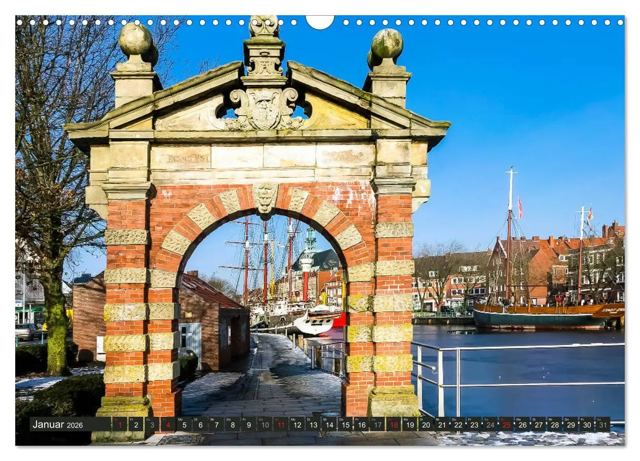 Bild: 9783457830246 | EMDEN maritime Seehafenstadt (Wandkalender 2026 DIN A3 quer),...