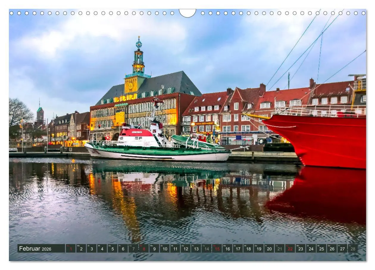 Bild: 9783457830246 | EMDEN maritime Seehafenstadt (Wandkalender 2026 DIN A3 quer),...