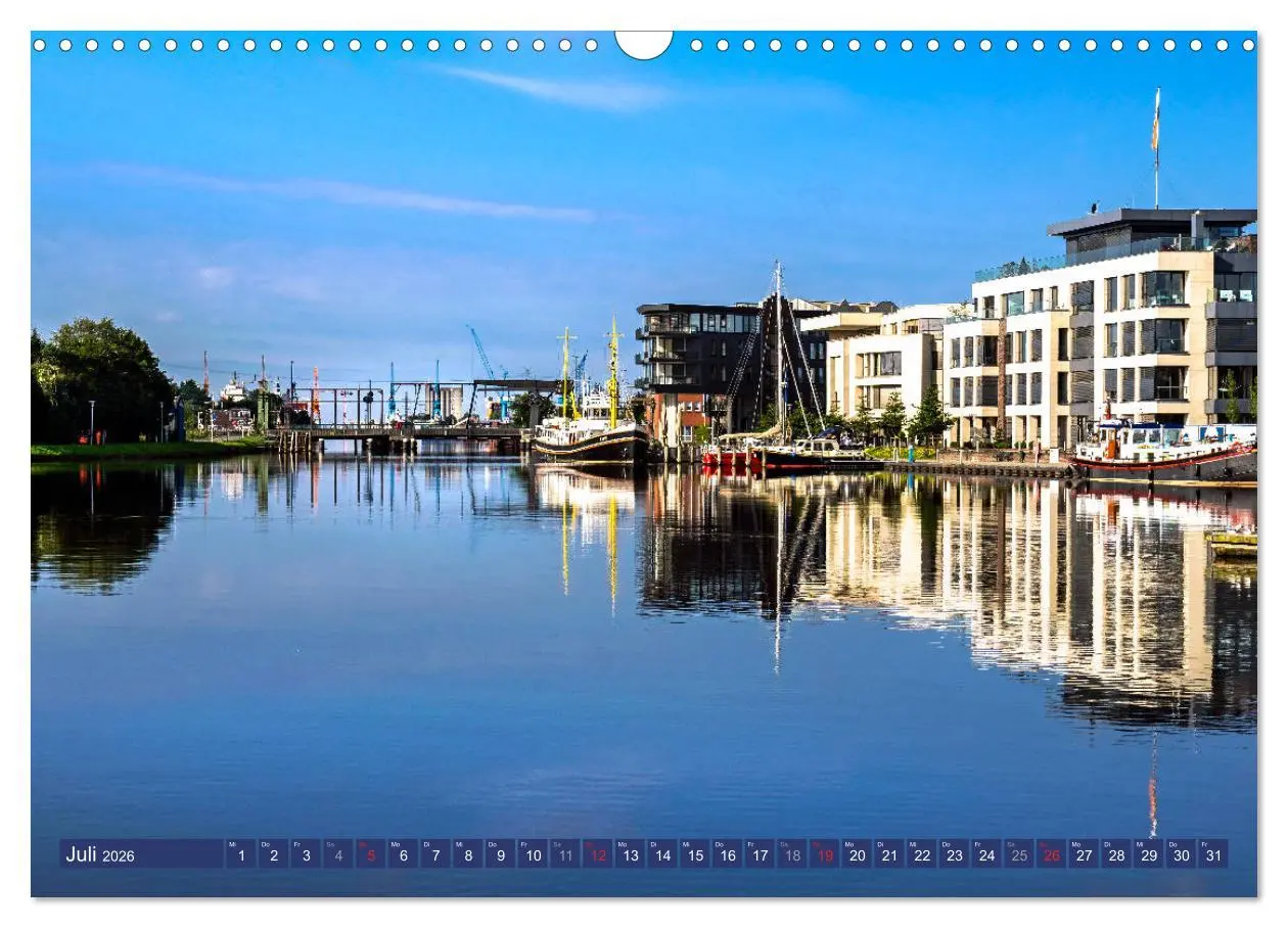 Bild: 9783457830246 | EMDEN maritime Seehafenstadt (Wandkalender 2026 DIN A3 quer),...