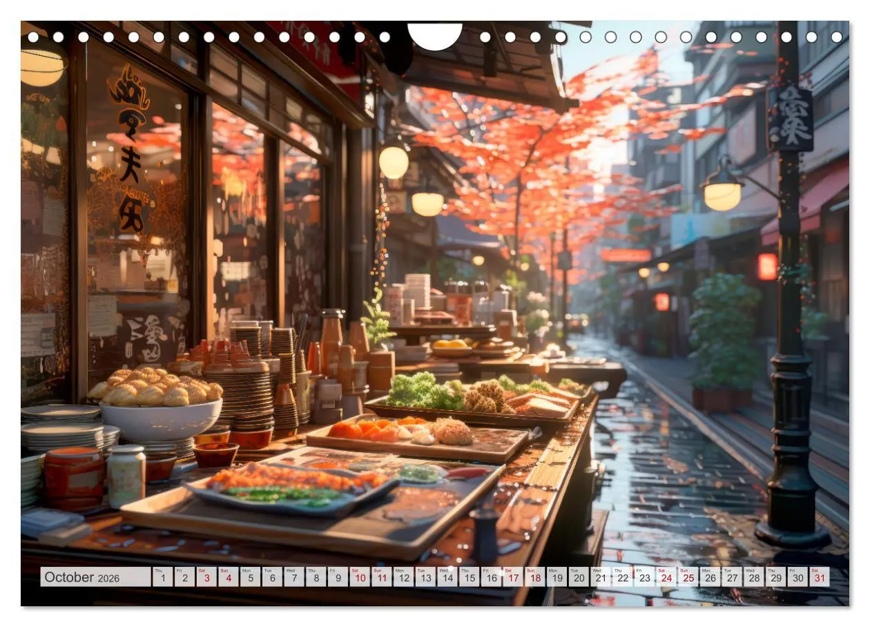 Bild: 9783516540246 | STREET FOOD Impressions around the world (Wall Calendar 2026 DIN A4...