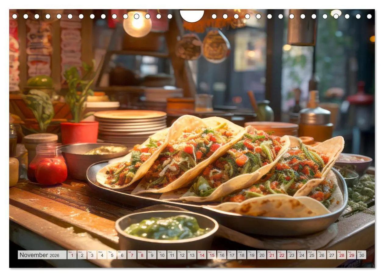 Bild: 9783516540246 | STREET FOOD Impressions around the world (Wall Calendar 2026 DIN A4...