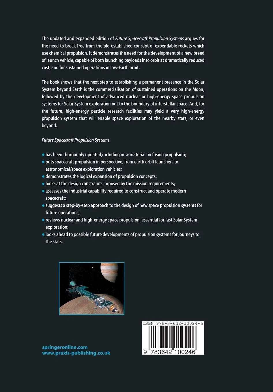 Rückseite: 9783642100246 | Future Spacecraft Propulsion Systems | Claudio Bruno (u. a.) | Buch
