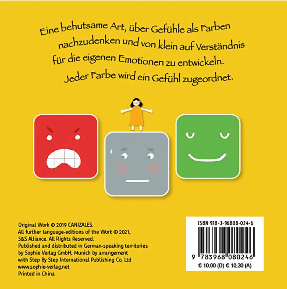 Rückseite: 9783968080246 | Manchmal fühle ich mich Gelb | Canizales | Buch | 10 S. | Deutsch