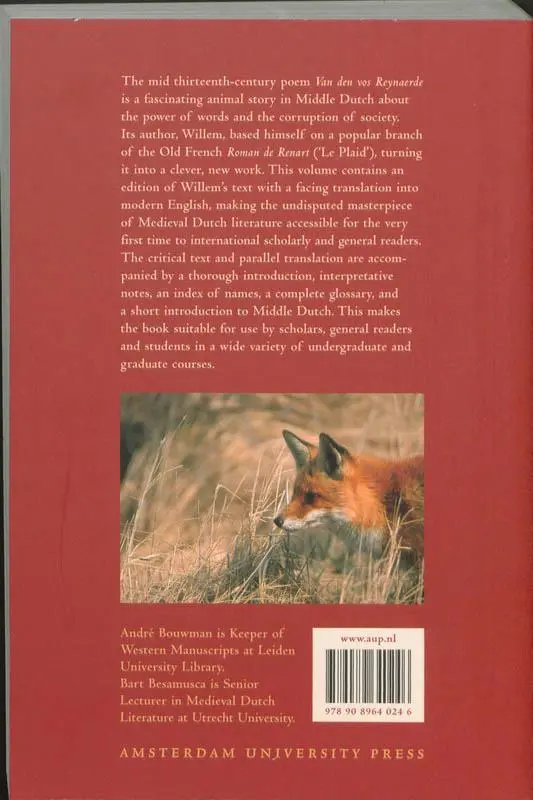 Rückseite: 9789089640246 | Of Reynaert the Fox | Bart Besamusca (u. a.) | Taschenbuch | Englisch