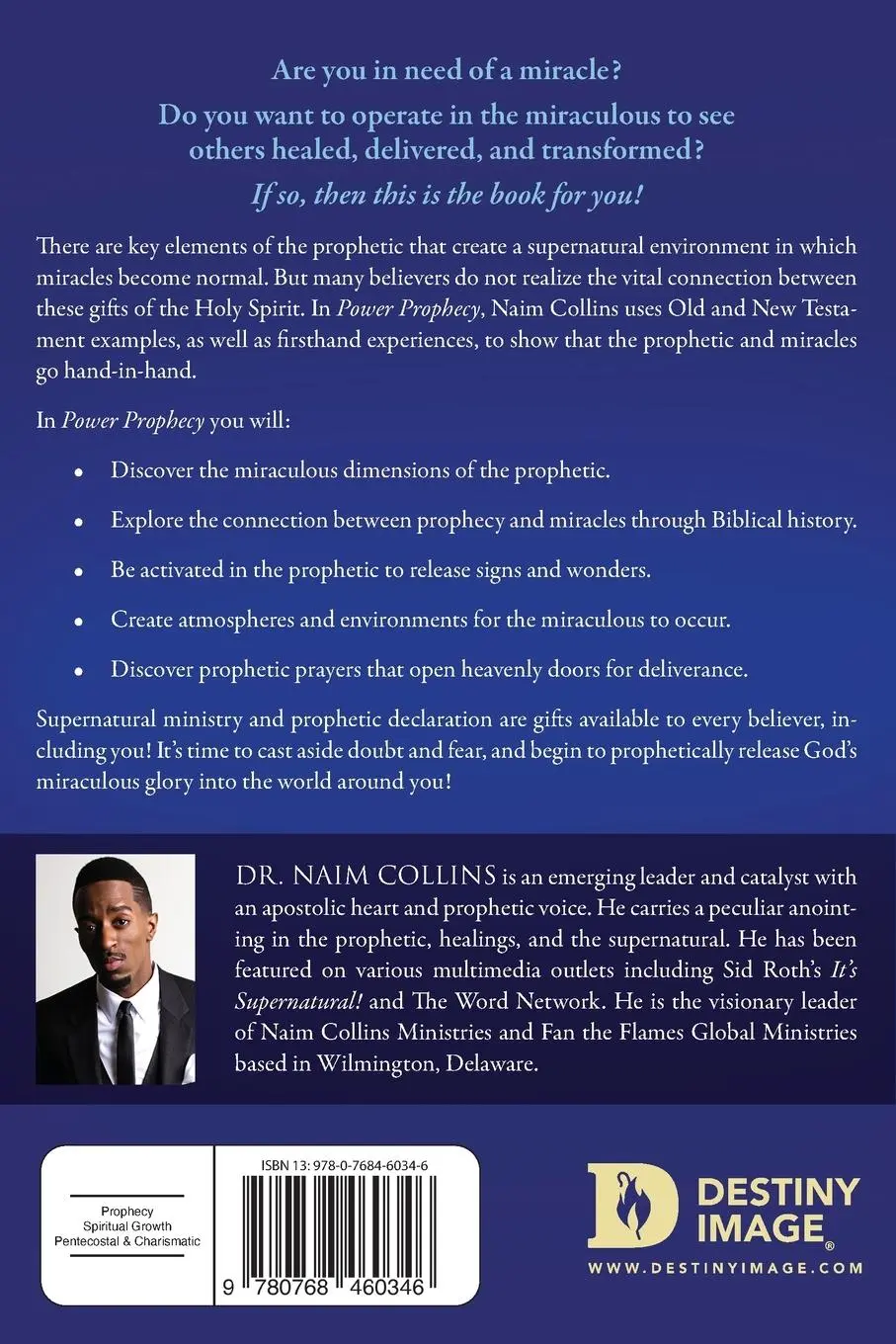 Rückseite: 9780768460346 | Power Prophecy | Release Miracles Through the Power of Prophecy | Buch