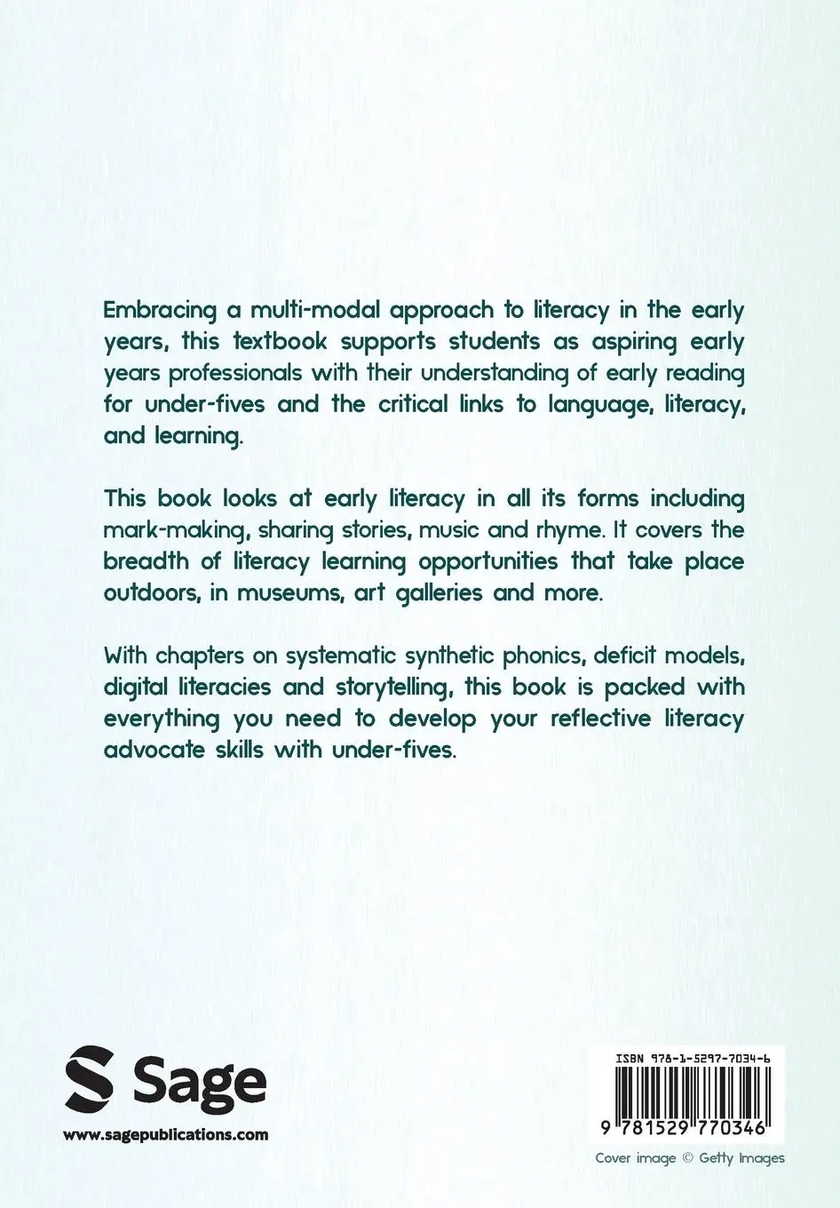Rückseite: 9781529770346 | Early Literacy For Under-Fives | Karen Boardman | Taschenbuch | 2024