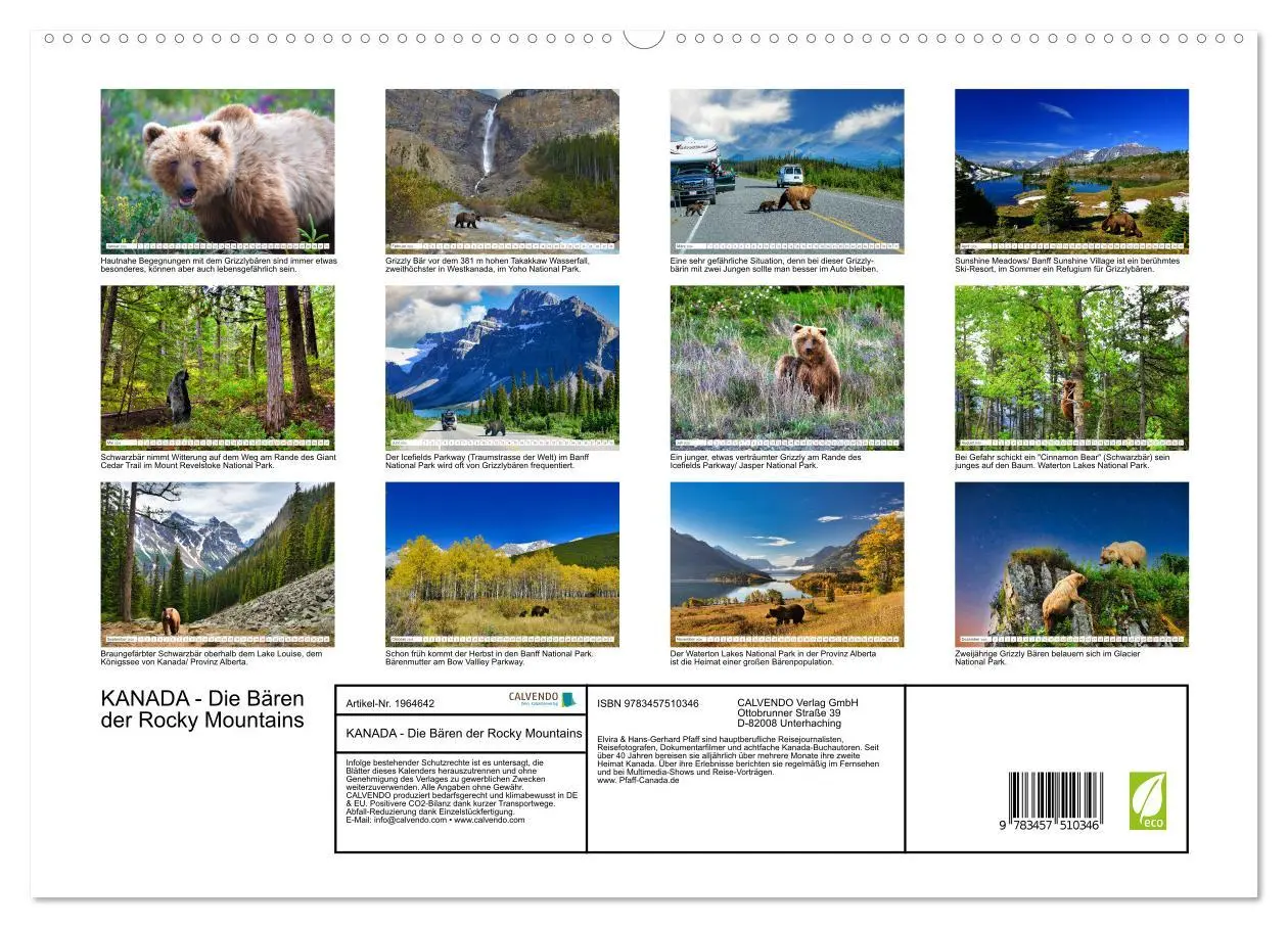 Bild: 9783457510346 | KANADA - Die Bären der Rocky Mountains (hochwertiger Premium...