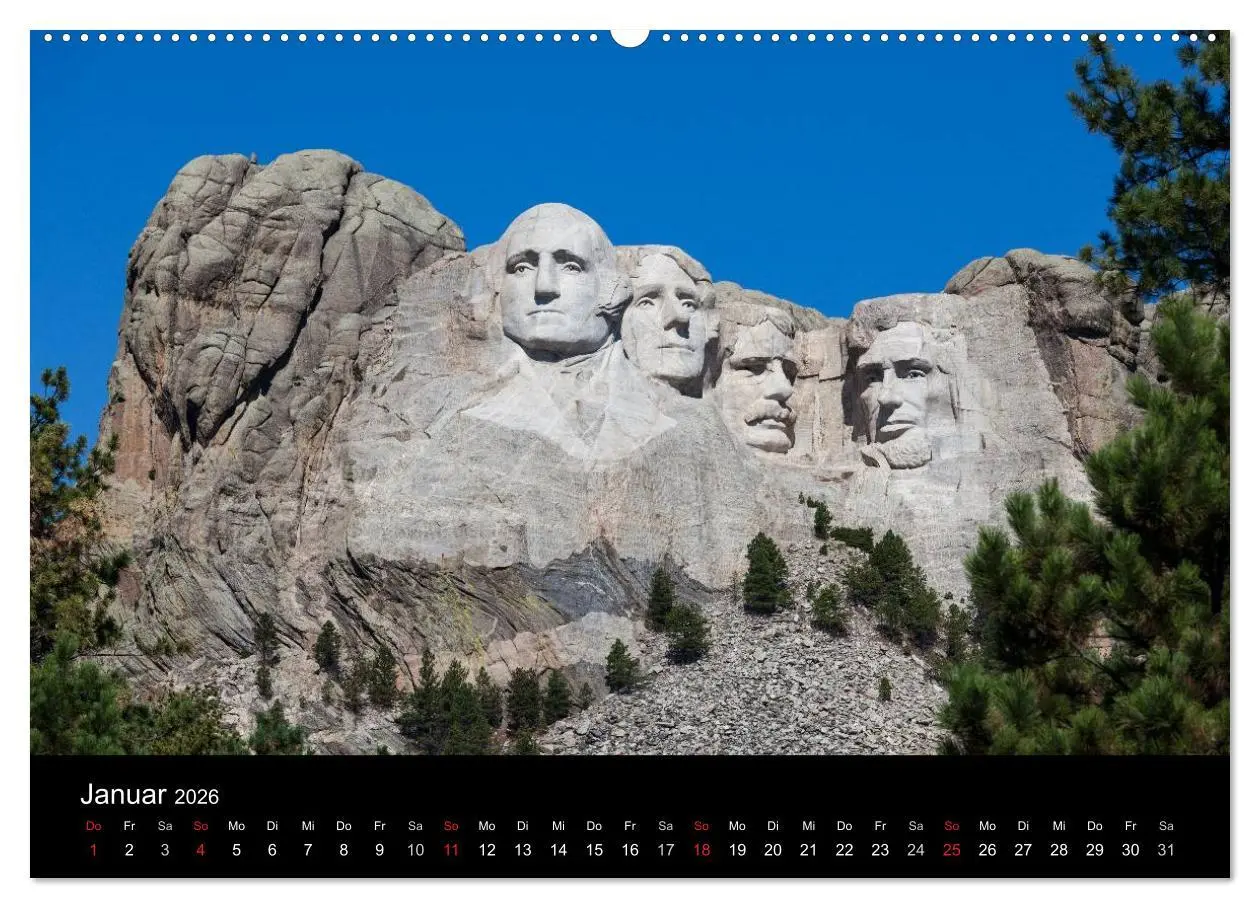 Bild: 9783516220346 | Wyoming &amp; South Dakota (hochwertiger Premium Wandkalender 2026 DIN...