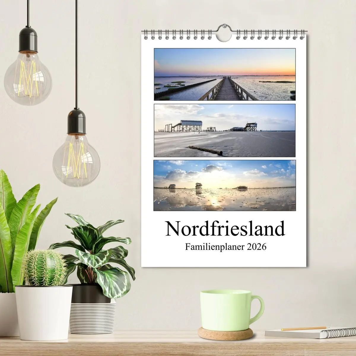 Bild: 9783516390346 | Nordfriesland - Familienplaner (Wandkalender 2026 DIN A4 hoch),...