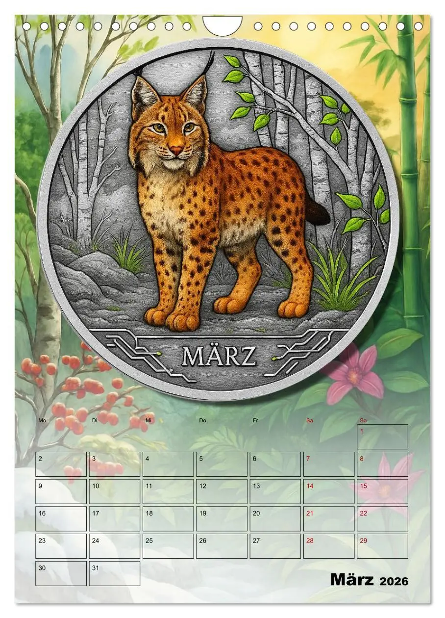 Bild: 9783516600346 | Katzenadel in Silber (Wandkalender 2026 DIN A4 hoch), CALVENDO...