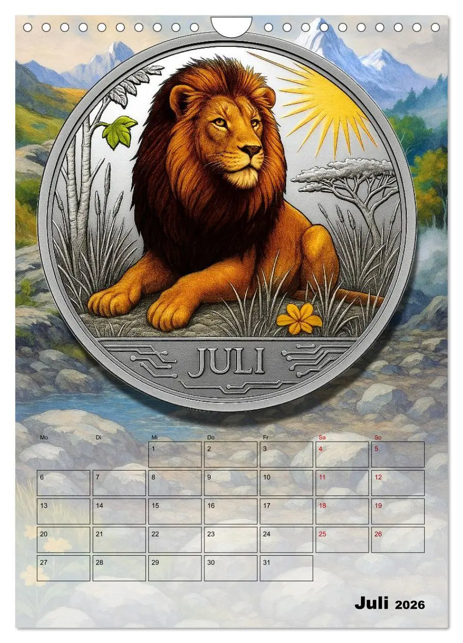 Bild: 9783516600346 | Katzenadel in Silber (Wandkalender 2026 DIN A4 hoch), CALVENDO...