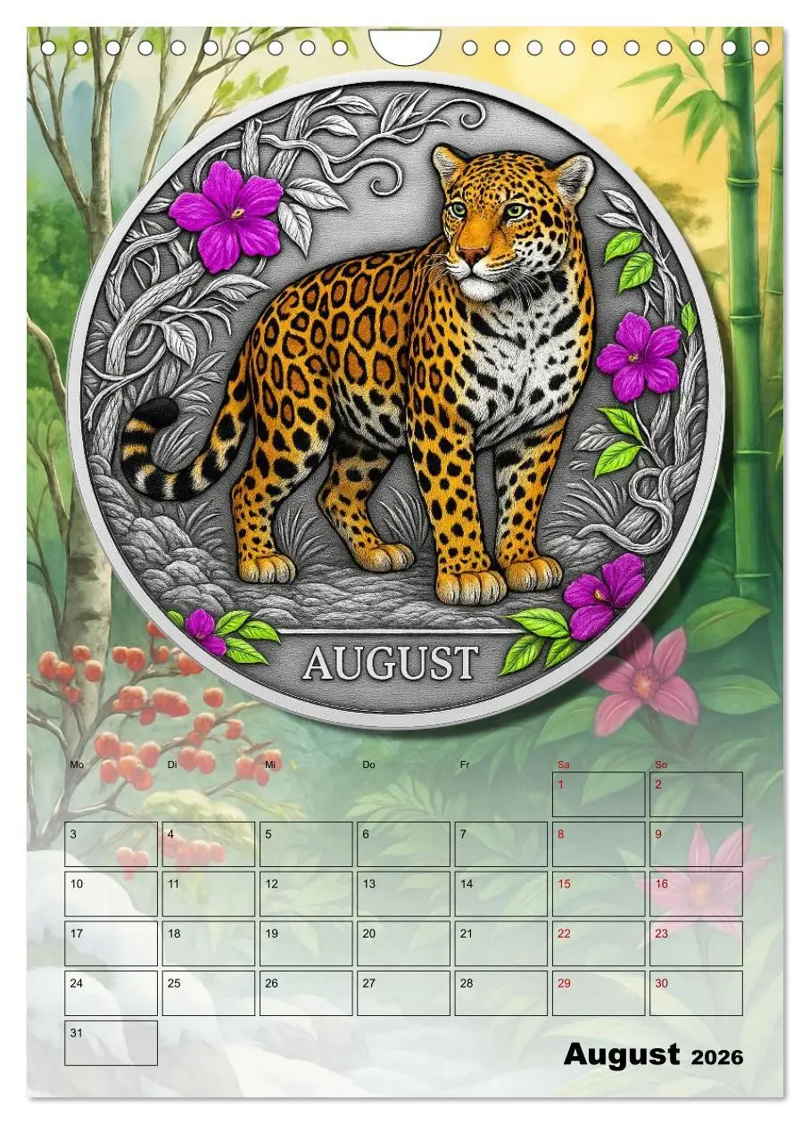 Bild: 9783516600346 | Katzenadel in Silber (Wandkalender 2026 DIN A4 hoch), CALVENDO...