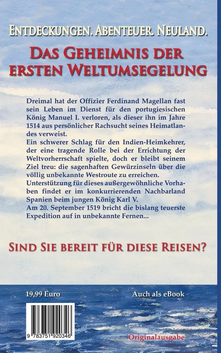 Rückseite: 9783751920346 | Vermächtnis - Das Leben des Ferdinand Magellan | Christina Götte
