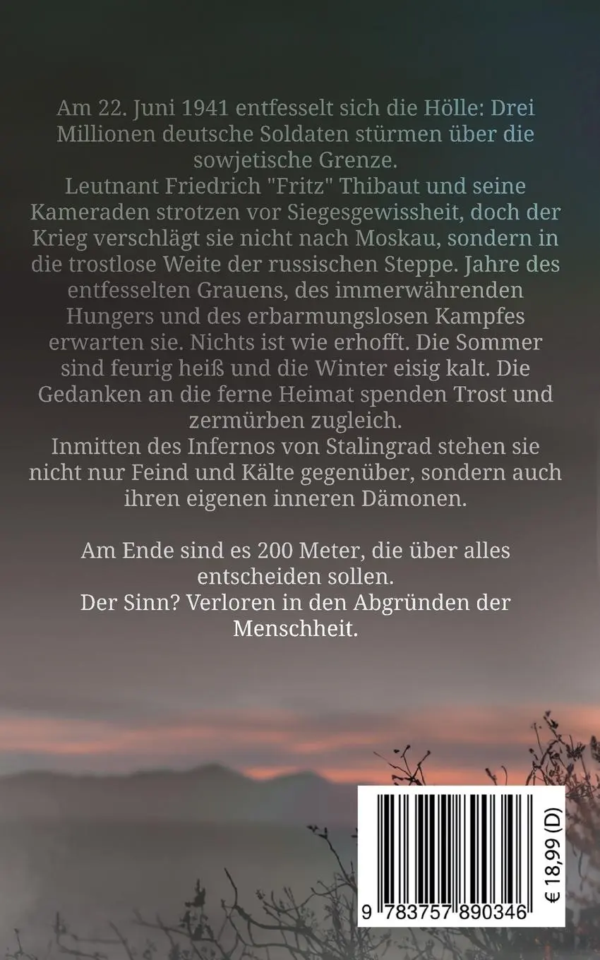 Rückseite: 9783757890346 | Es begann 1941 | Ein Antikriegsdrama nach wahren Begebenheiten | Buch