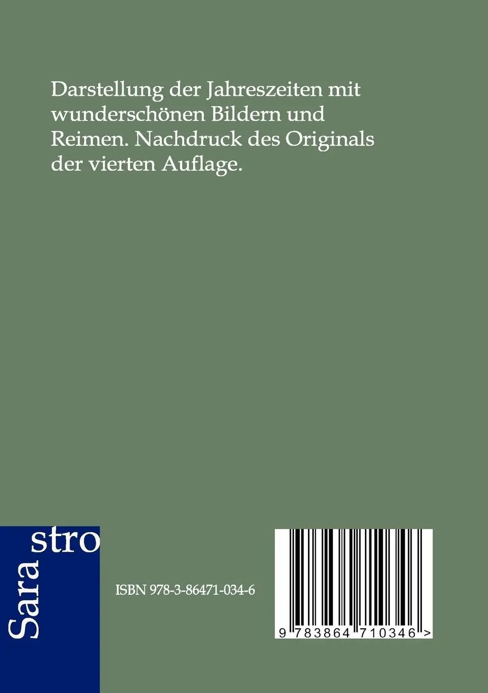 Rückseite: 9783864710346 | Fürs Haus | Ludwig Richter | Taschenbuch | 144 S. | Deutsch | 2012