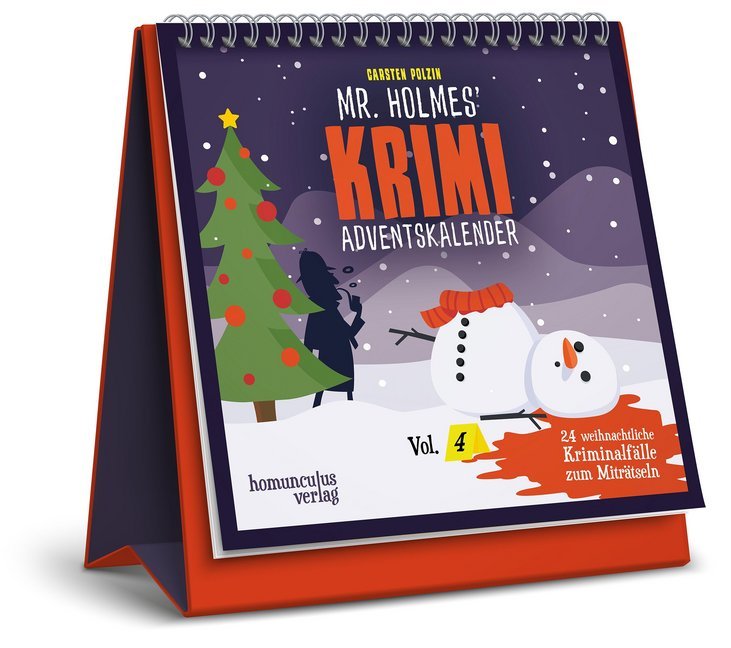 Cover: 9783946120346 | Mr. Holmes Krimi-Adventskalender Vol. 4 | Carsten Polzin | Kalender