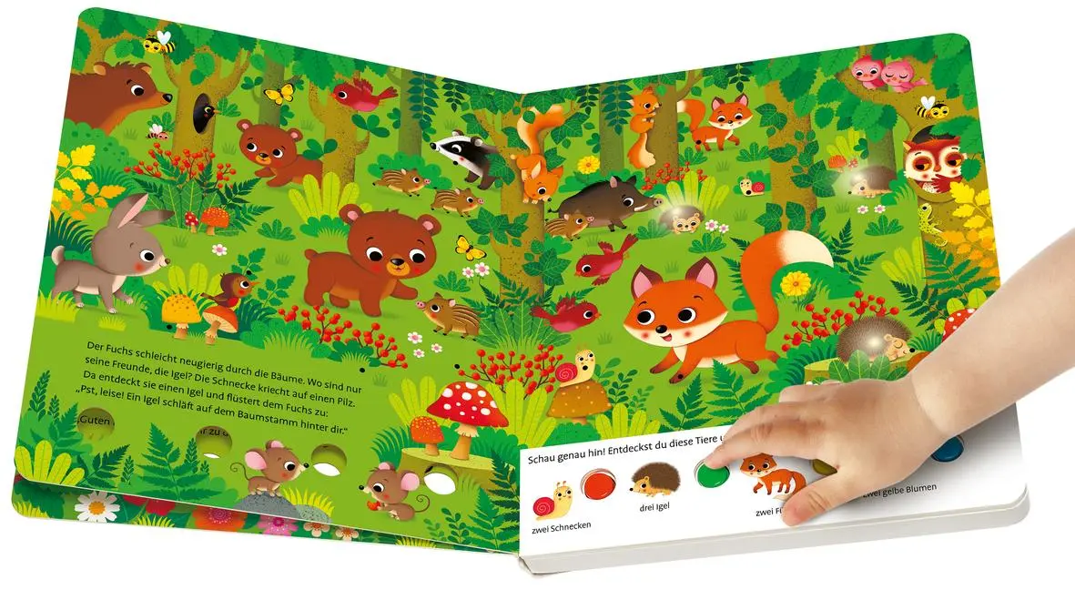Bild: 9783473410446 | Mein großes Lichter-Wimmelbuch: Im Wald | Sandra Grimm | Buch | 12 S.
