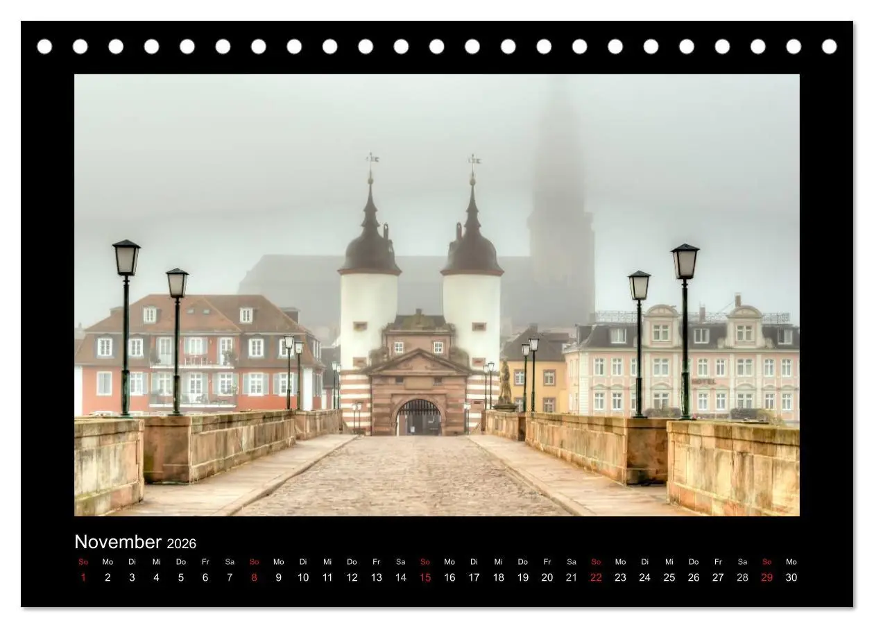 Bild: 9783516070446 | Heidelberg Views - Heidelberger Ansichten (Tischkalender 2026 DIN...