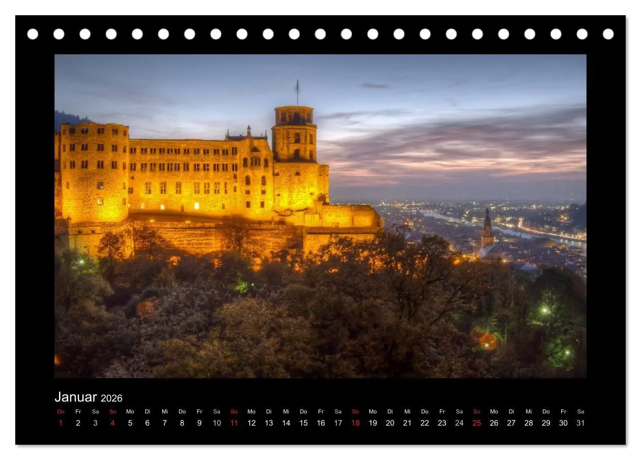 Bild: 9783516070446 | Heidelberg Views - Heidelberger Ansichten (Tischkalender 2026 DIN...