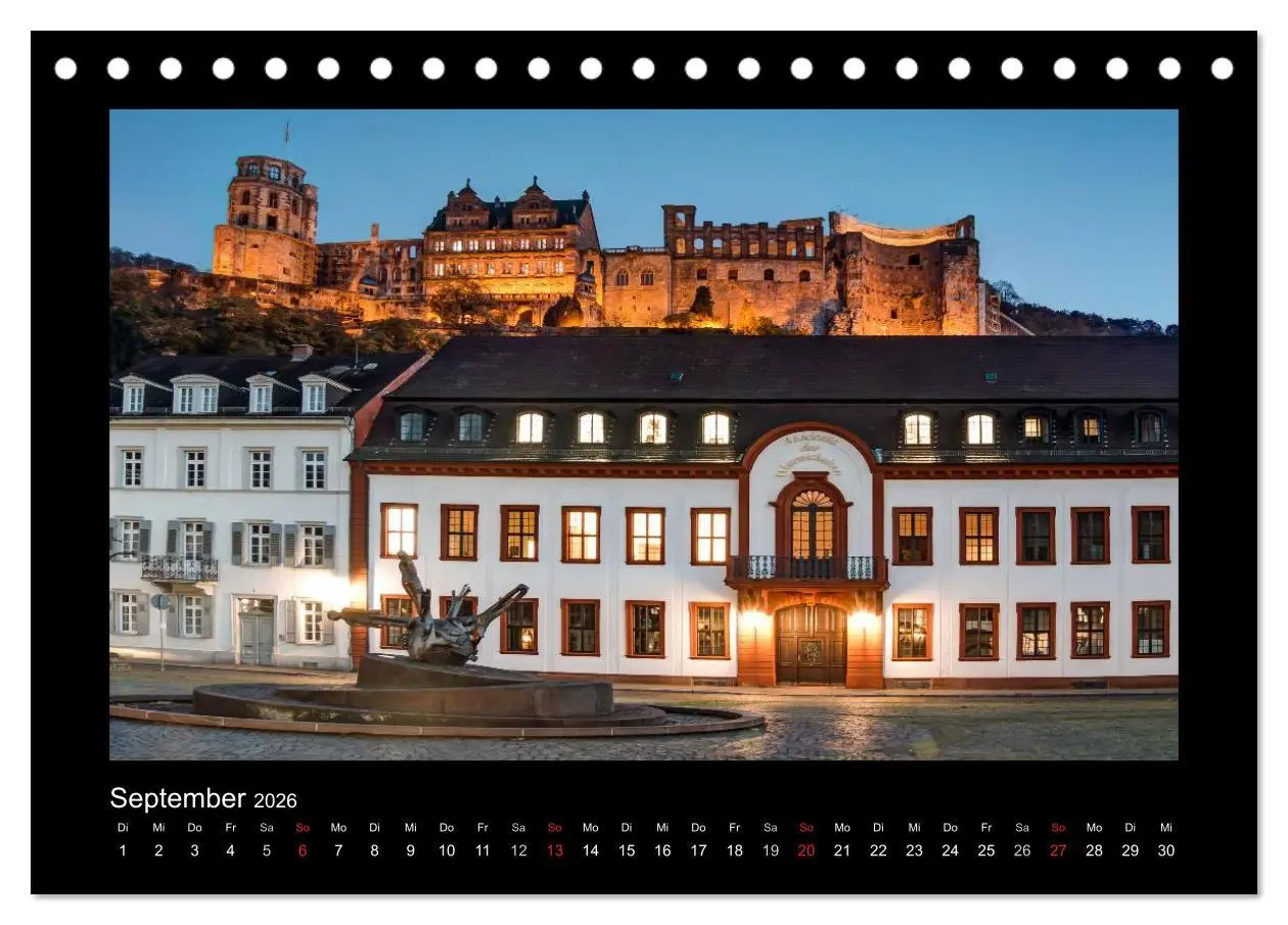 Bild: 9783516070446 | Heidelberg Views - Heidelberger Ansichten (Tischkalender 2026 DIN...