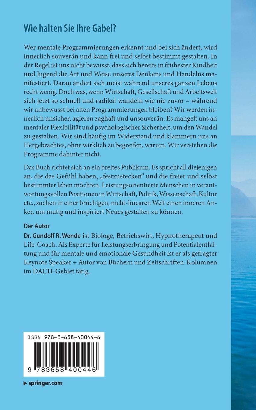 Rückseite: 9783658400446 | Wie halten Sie Ihre Gabel? | Gundolf R. Wende | Taschenbuch | xx
