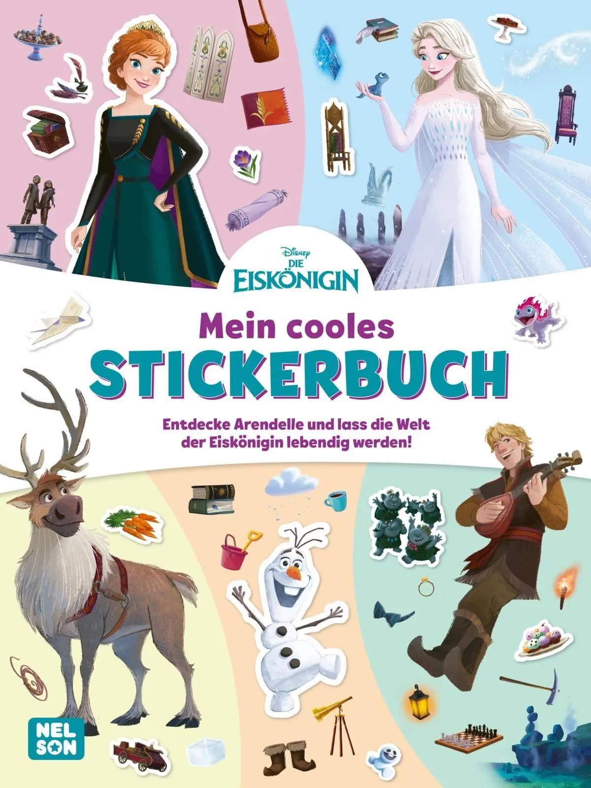 Cover: 9783845130446 | Disney Die Eiskönigin: Mein cooles Stickerbuch | Taschenbuch | 24 S.