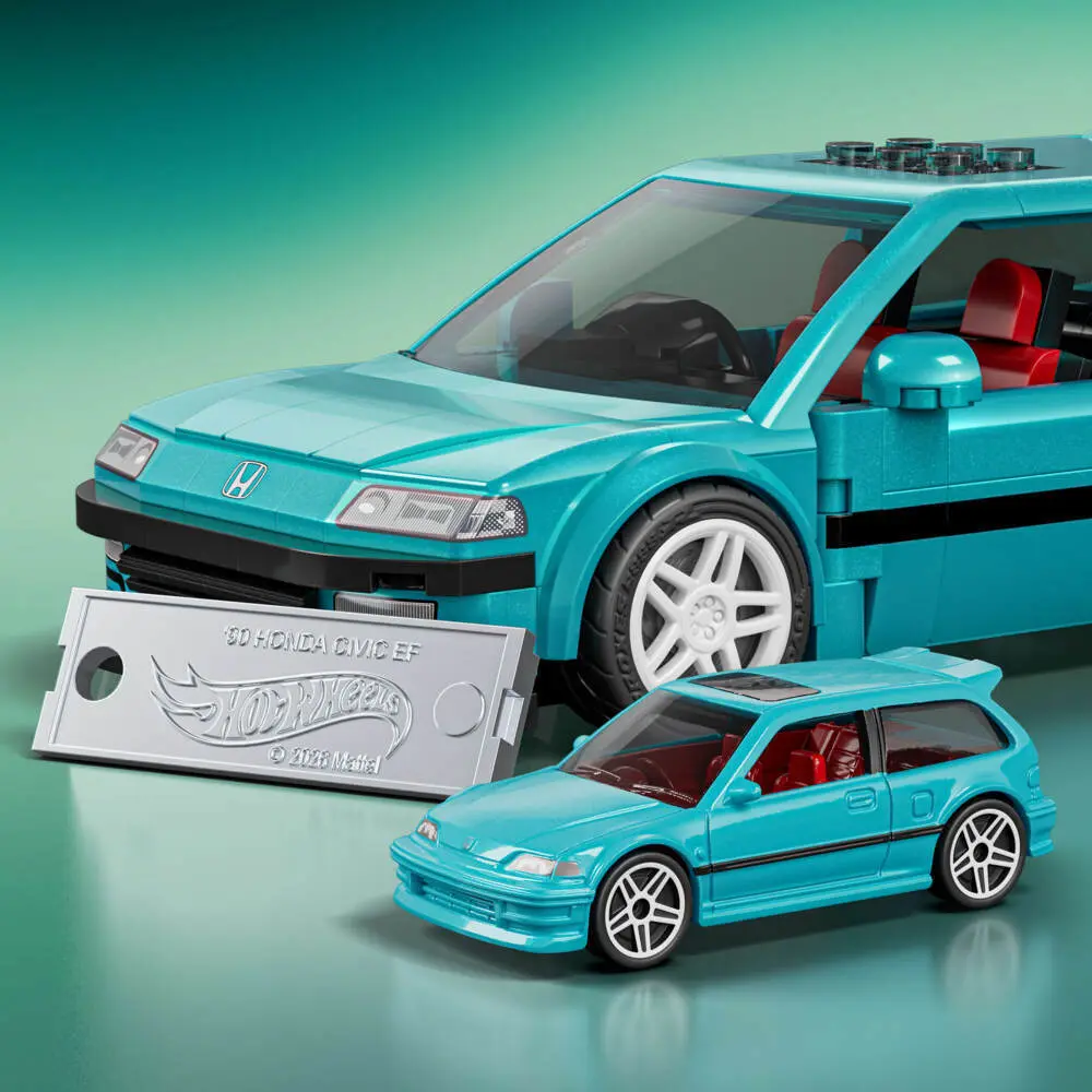 Bild: 194735330546 | Mattel Brick Shop Hot Wheels Speed Honda 2 | Offene Verpackung | JHF62