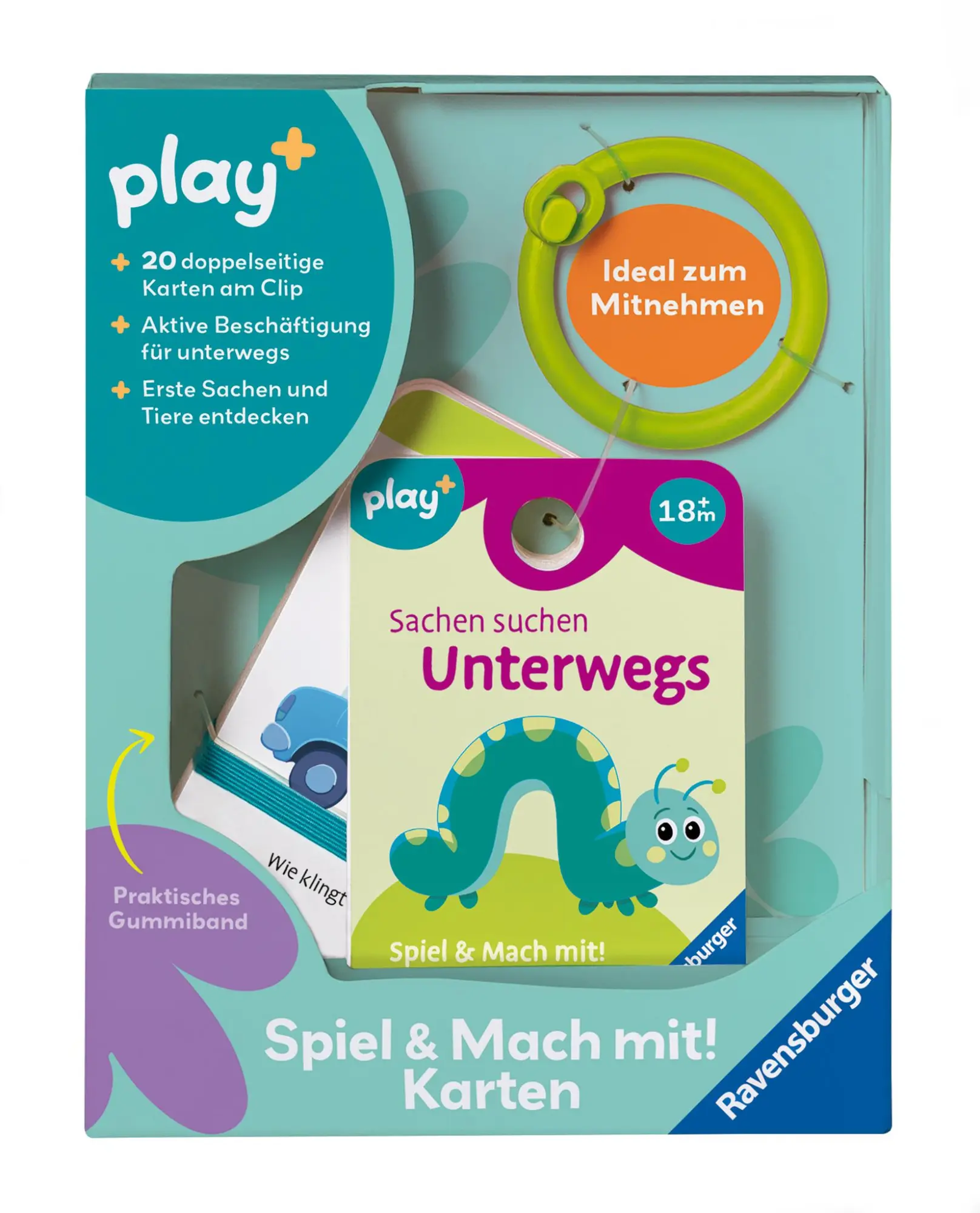 Cover: 4005555340546 | Play+ Spiel &amp; Mach mit! Karten: Sachen suchen: Unterwegs - ab 1,5...