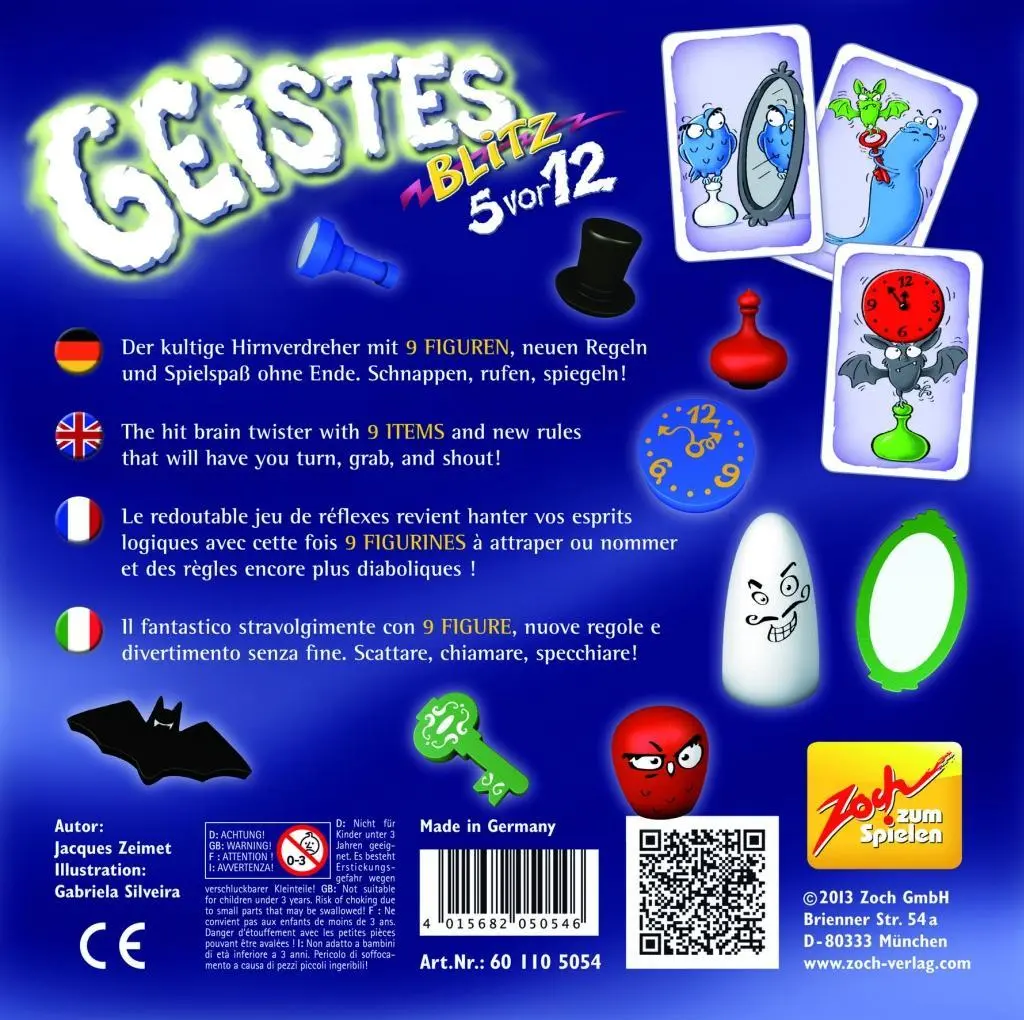 Bild: 4015682050546 | Geistesblitz 5 vor 12 | Jacques Zeimet | Spiel | Brettspiel | Deutsch