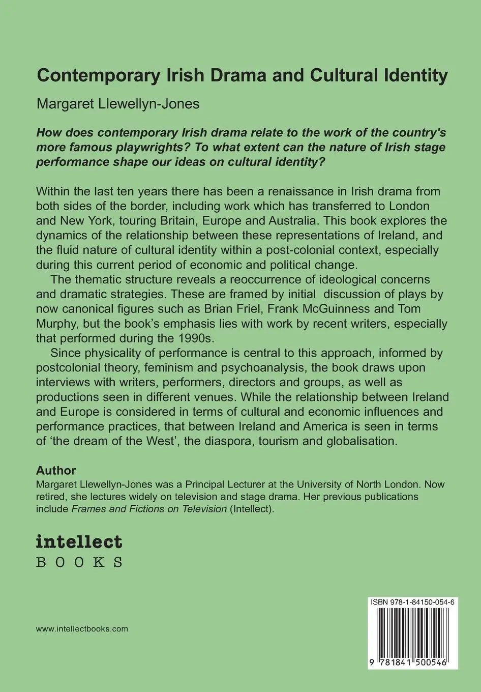 Rückseite: 9781841500546 | Contemporary Irish Drama and Cultural Identity | Llewellyn-Jones