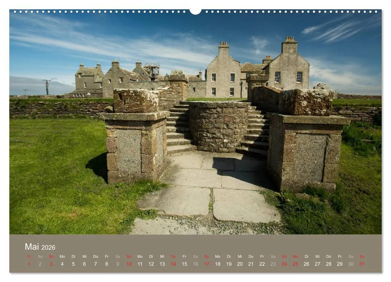 Bild: 9783516130546 | Historisches Schottland (Wandkalender 2026 DIN A2 quer), CALVENDO...
