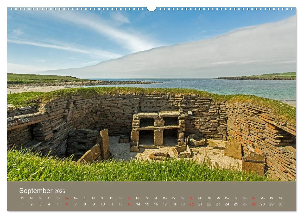Bild: 9783516130546 | Historisches Schottland (Wandkalender 2026 DIN A2 quer), CALVENDO...