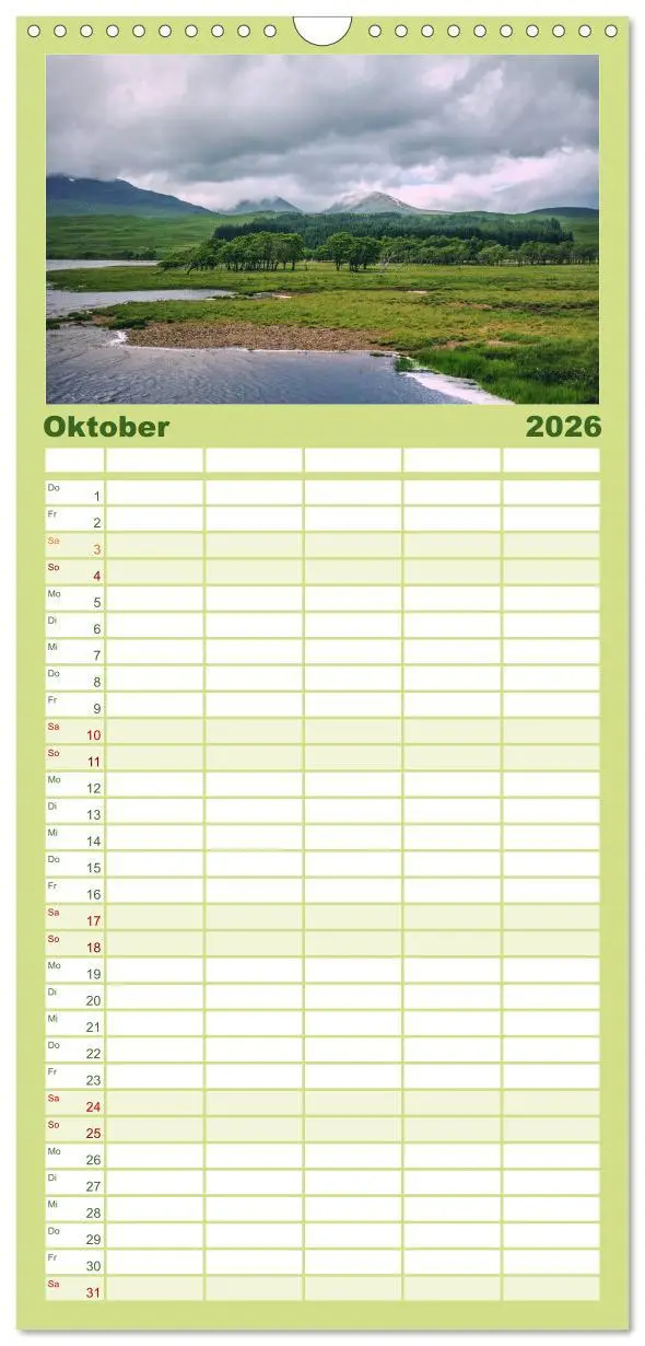 Bild: 9783516510546 | Familienplaner 2026 - Schottland, Atemberaubender Norden mit 5...