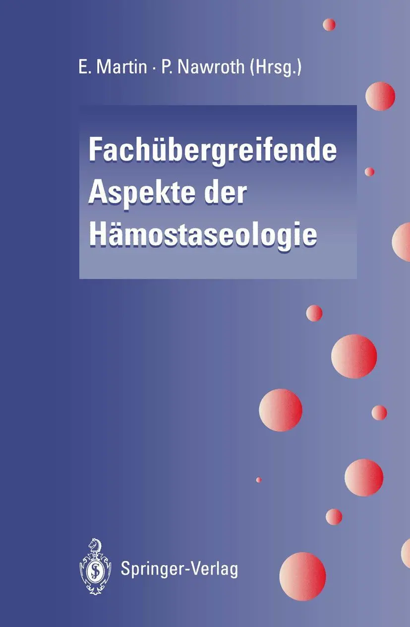 Cover: 9783540580546 | Fachübergreifende Aspekte der Hämostaseologie | P. P. Nawroth (u. a.)
