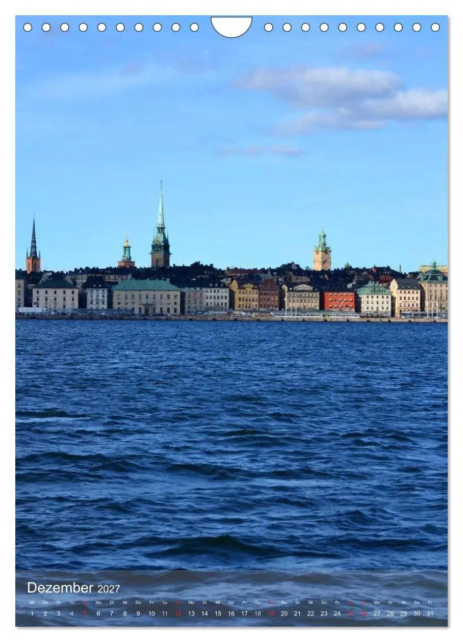 Bild: 9783569910546 | Stockholm - Stadtansichten (Wandkalender 2027 DIN A4 hoch),...