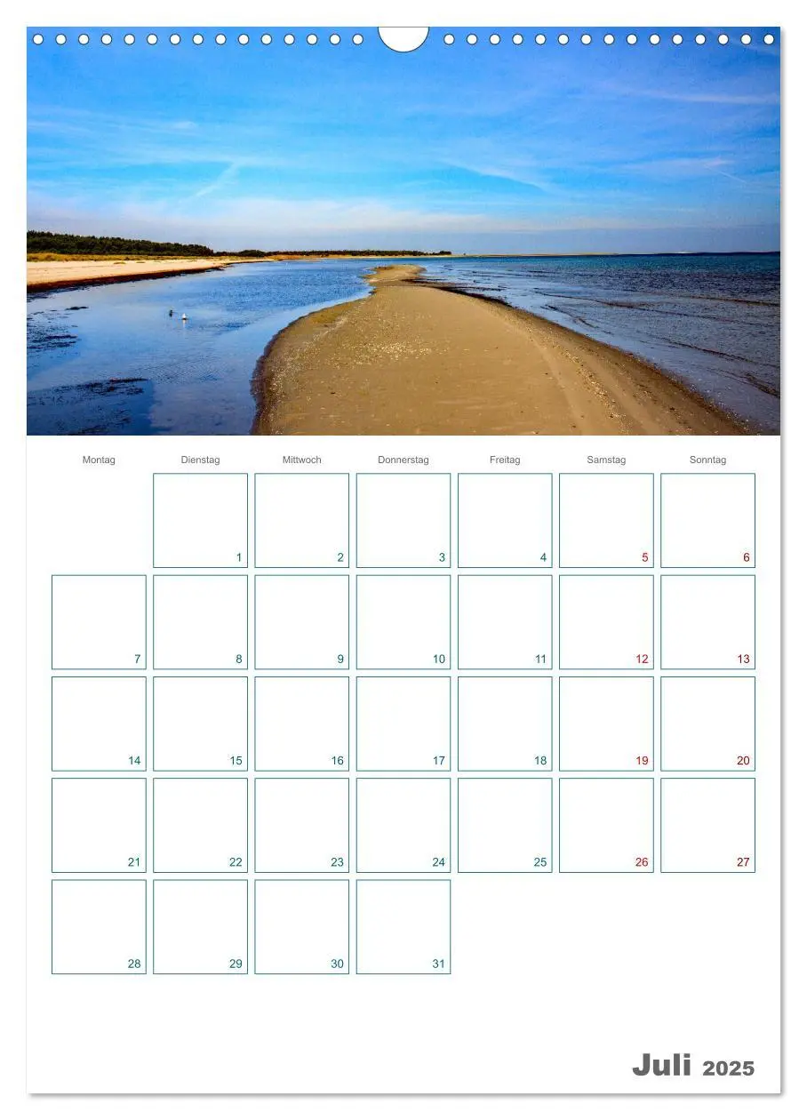 Bild: 9783383780646 | Ostseebad Prerow - Darßer Momente - Terminplaner (Wandkalender 2025...