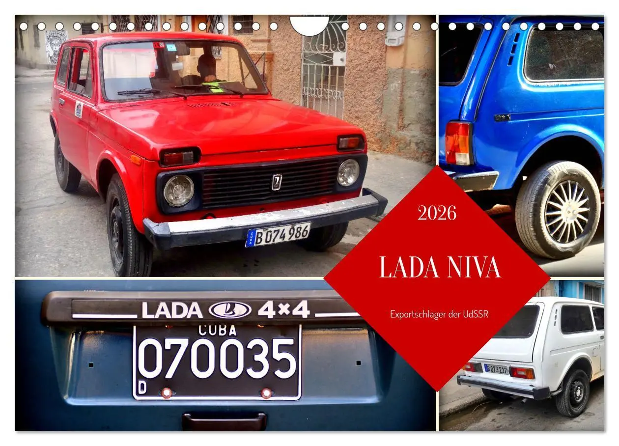 Cover: 9783457340646 | LADA NIVA - Exportschlager der UdSSR (Wandkalender 2026 DIN A4...