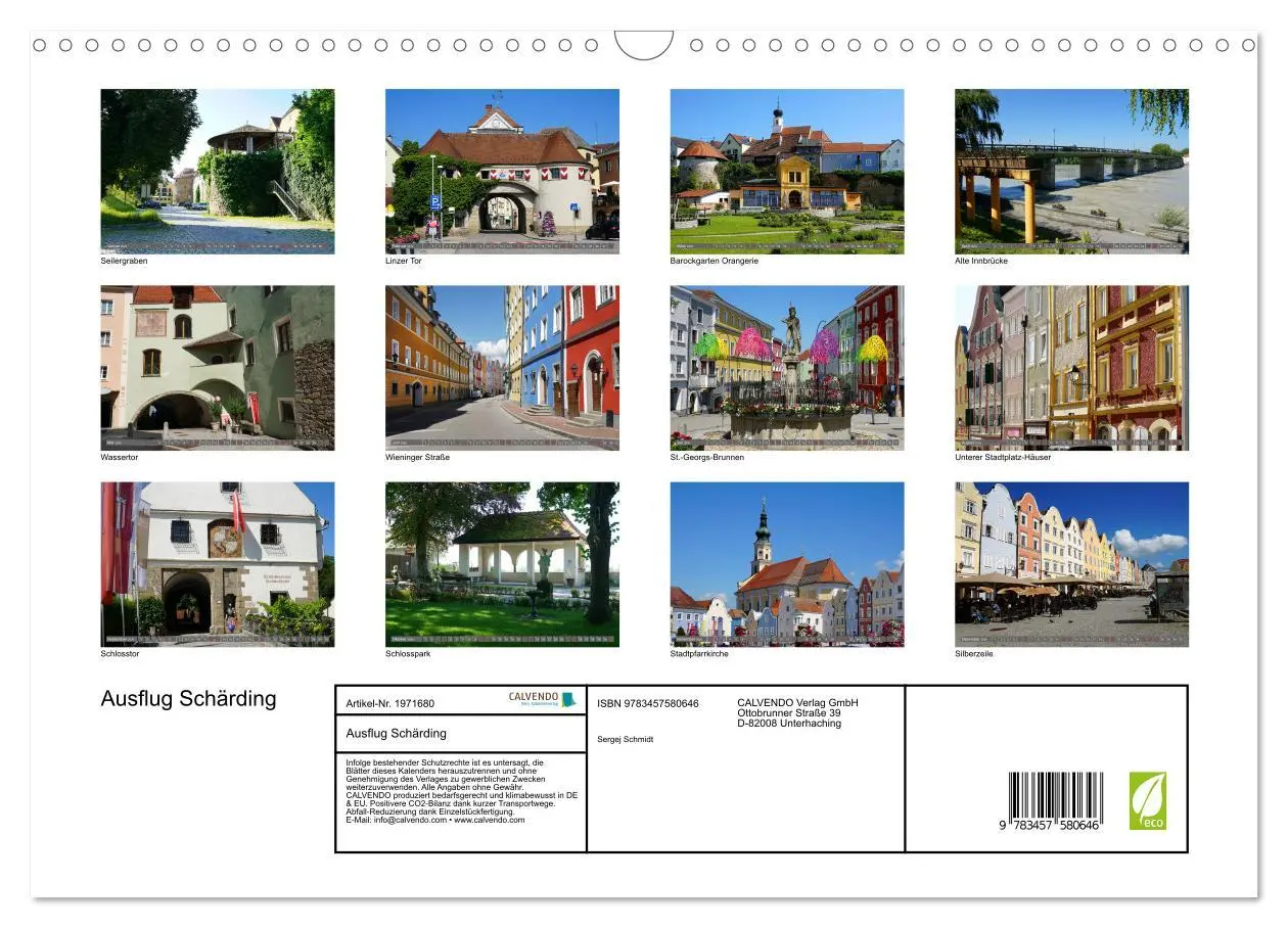 Bild: 9783457580646 | Ausflug Schärding (Wandkalender 2026 DIN A3 quer), CALVENDO...
