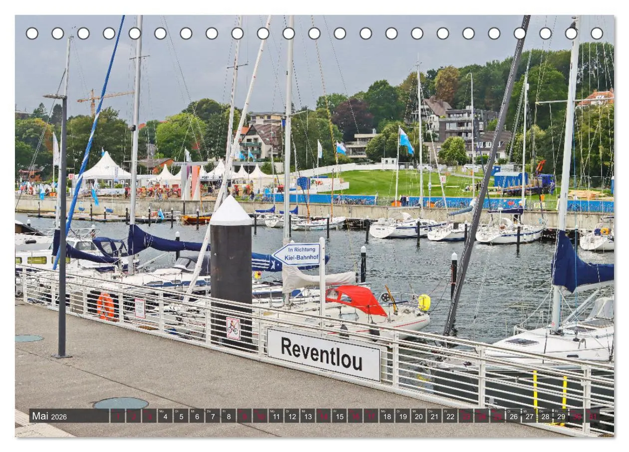 Bild: 9783457650646 | Kiel - Die Förde! (Tischkalender 2026 DIN A5 quer), CALVENDO...