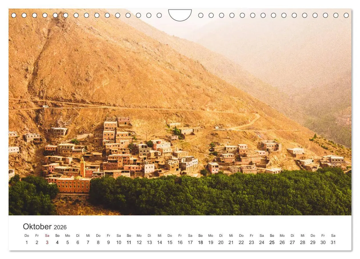 Bild: 9783457720646 | Das farbenfrohe Marokko (Wandkalender 2026 DIN A4 quer), CALVENDO...