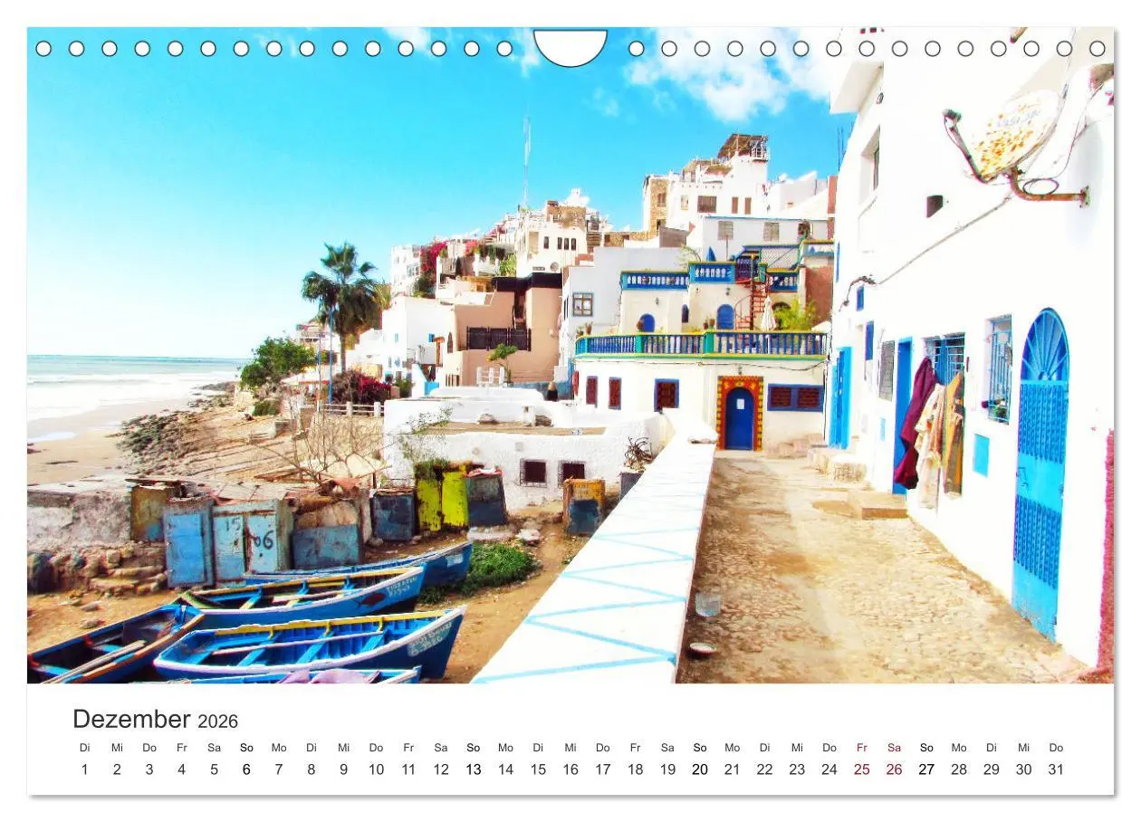 Bild: 9783457720646 | Das farbenfrohe Marokko (Wandkalender 2026 DIN A4 quer), CALVENDO...
