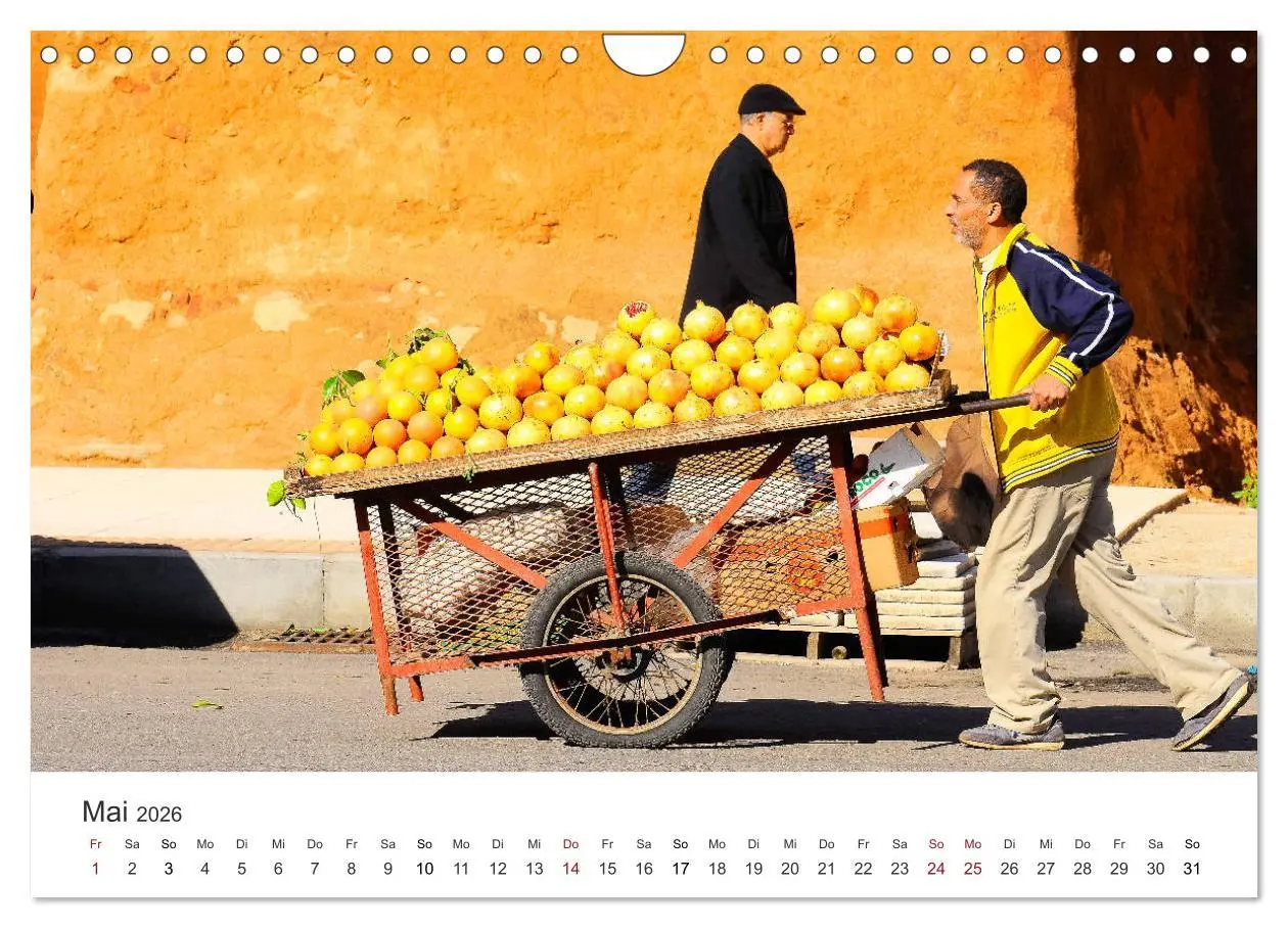 Bild: 9783457720646 | Das farbenfrohe Marokko (Wandkalender 2026 DIN A4 quer), CALVENDO...