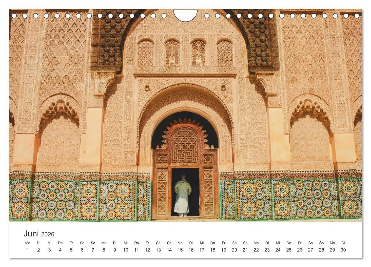 Bild: 9783457720646 | Das farbenfrohe Marokko (Wandkalender 2026 DIN A4 quer), CALVENDO...