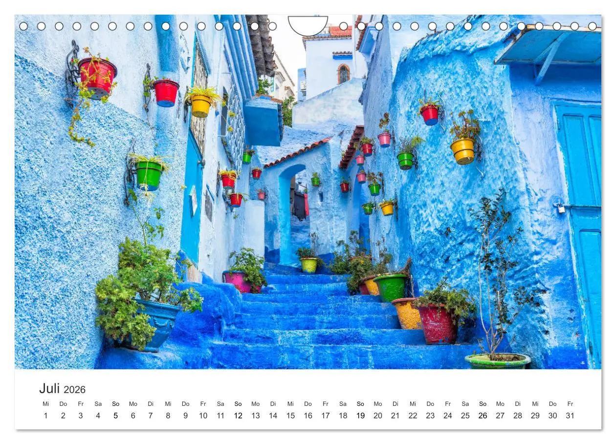 Bild: 9783457720646 | Das farbenfrohe Marokko (Wandkalender 2026 DIN A4 quer), CALVENDO...