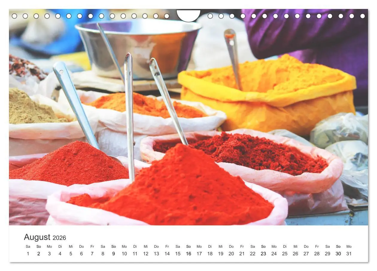Bild: 9783457720646 | Das farbenfrohe Marokko (Wandkalender 2026 DIN A4 quer), CALVENDO...