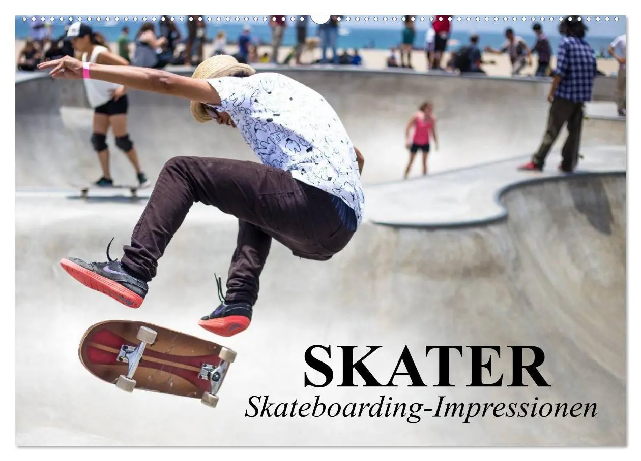 Cover: 9783516050646 | Skater. Skateboarding-Impressionen (Wandkalender 2026 DIN A2 quer),...